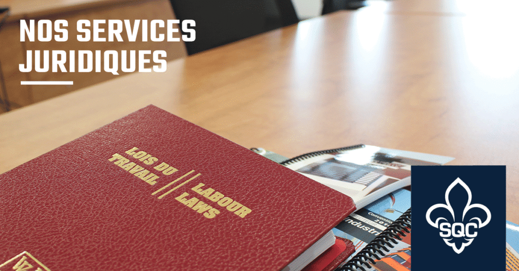 Services juridiques du SQC