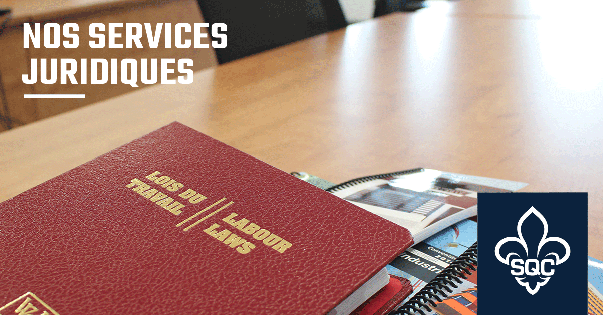 Services juridiques du SQC