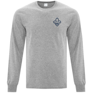 T-shirt à manches longues 100% coton pour homme